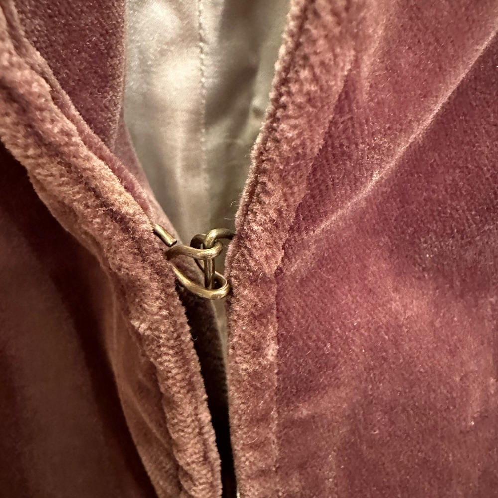 Womens J Crew Velour Velvet Jacket / Blazer, size 10 - Picture 3 of 4